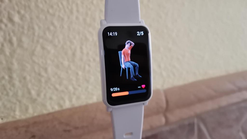 Ejercicio guiado en el Honor Watch ES