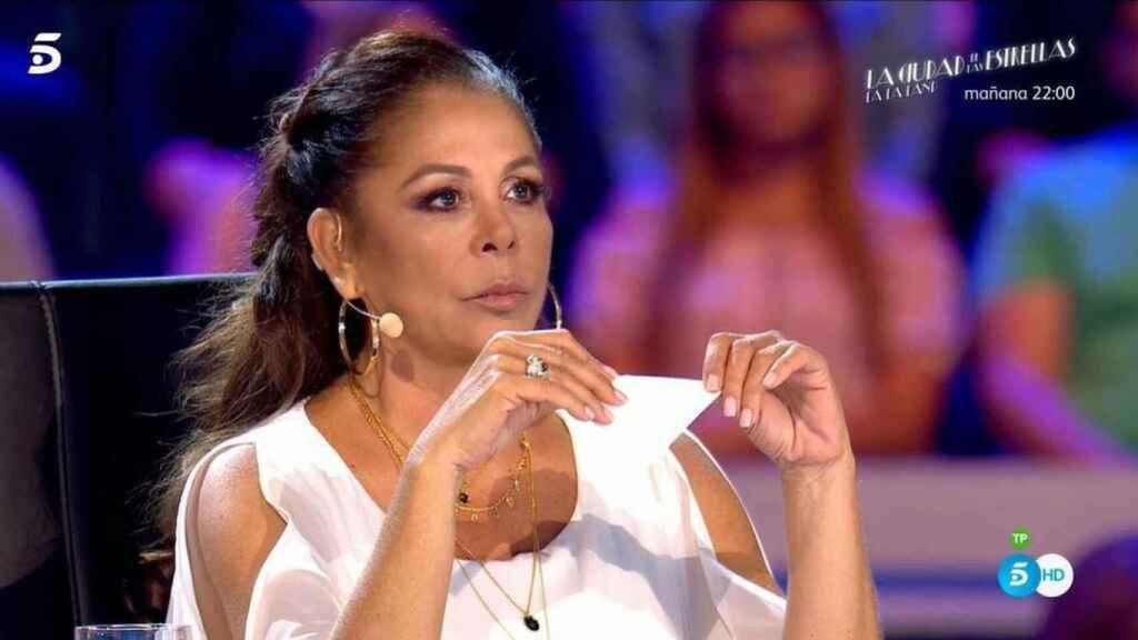 Isabel Pantoja durante la grabación de 'Idol Kids'.