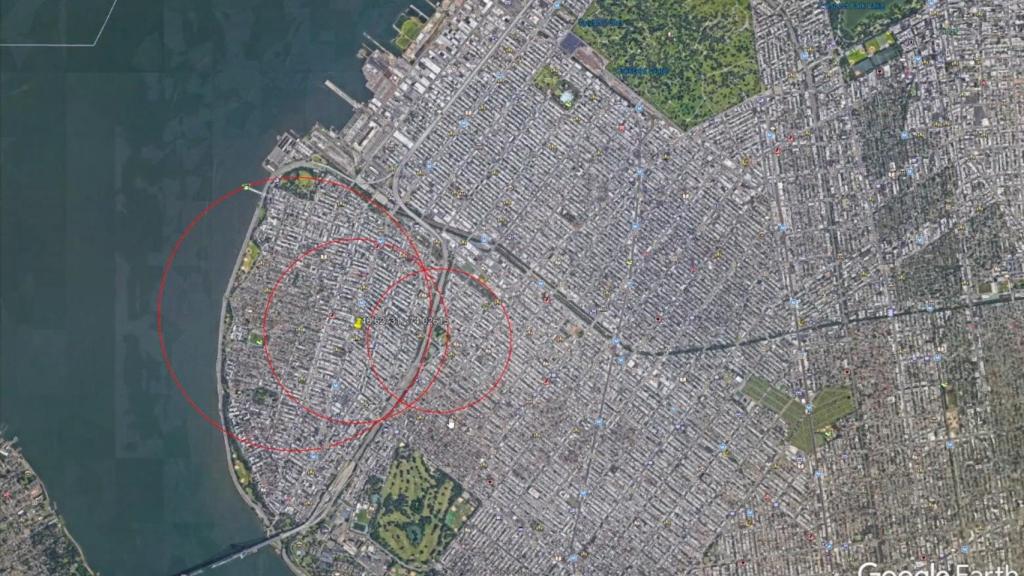 Triangulación de la posición de un usuario de Telegram