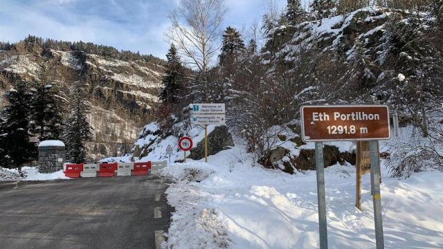 Puerto Eth Portilhon, este jueves. Europa Press