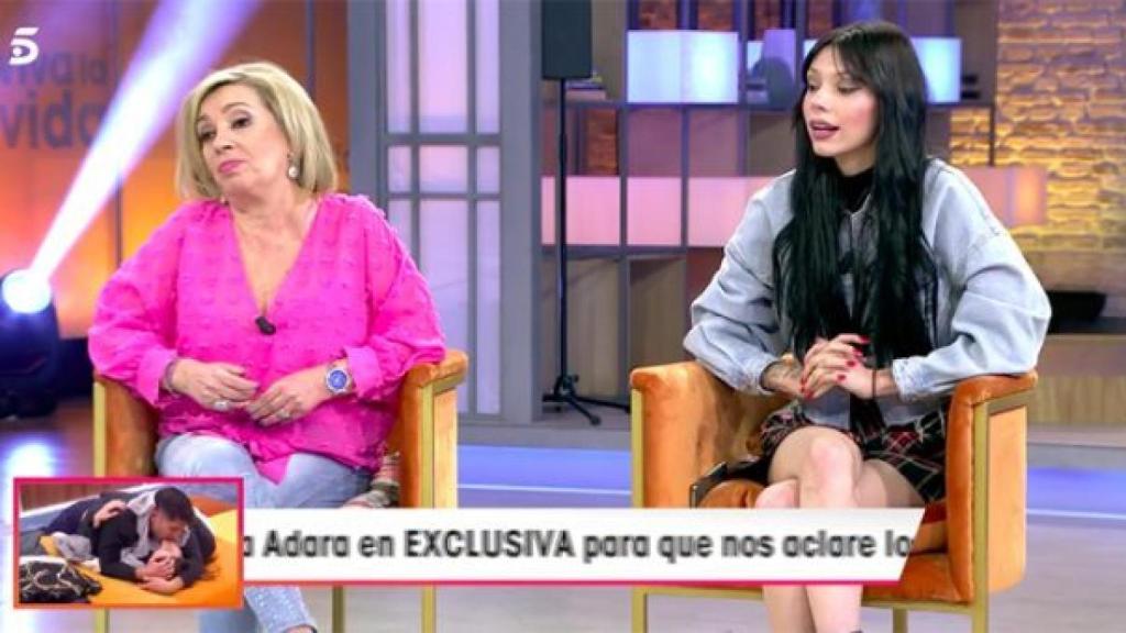 Alejandra Rubio y Carmen Borrego coinciden en el plató de 'Viva la vida'.