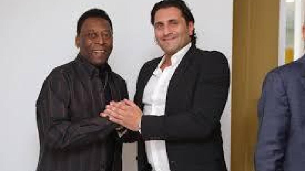 Pelé y Morris Pagniello
