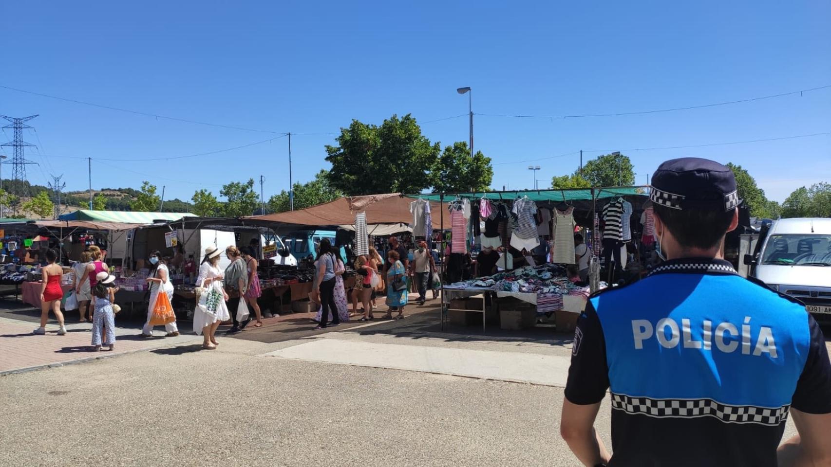 Mercadillo en Valladolid