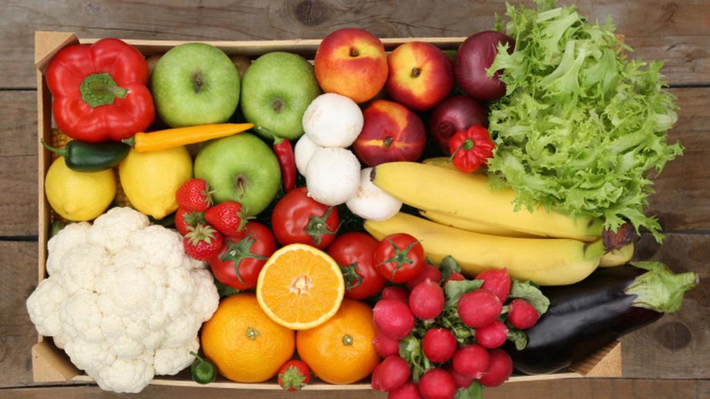 Ingredientes propios de una dieta vegetariana.