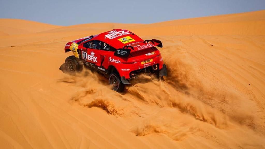 Nani Roma en la etapa 6 del Rally Dakar 2021