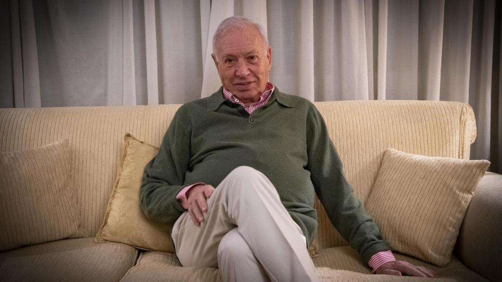 Margallo, sentado en el mismo sitio donde se reunió con los poderes gibraltareños.