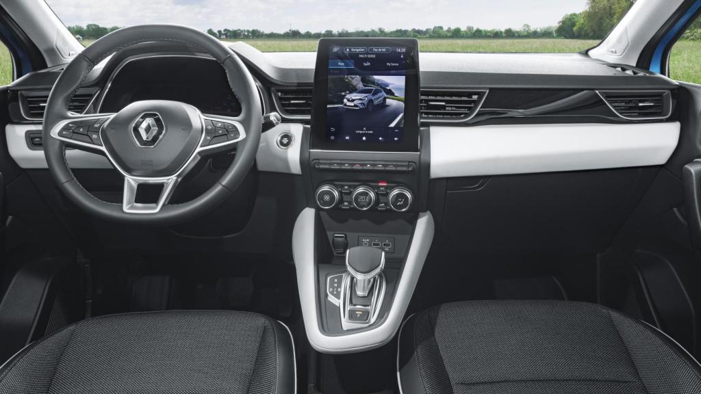 Interior del Renault Captur e-Tech.