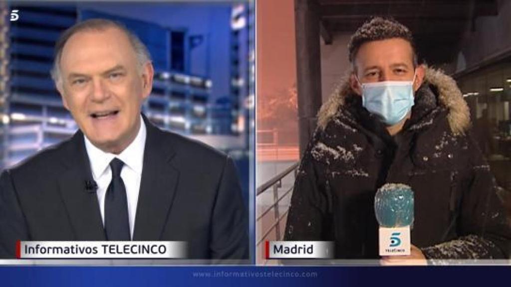 Pedro Piqueras, consciente de la dificultad que tendría este viernes para volver a casa.