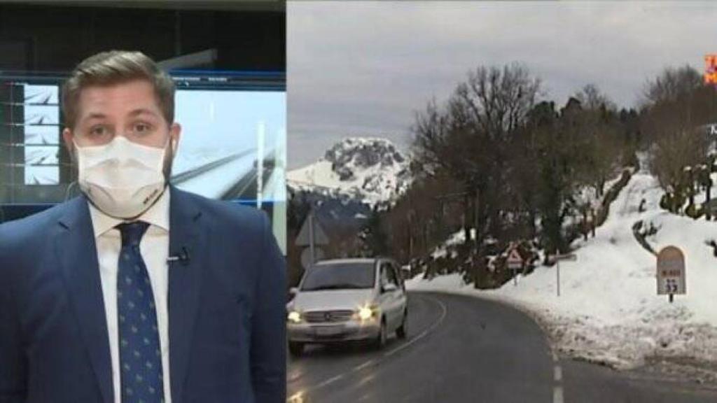 Nacho Hernando en un programa de una televisión nacional