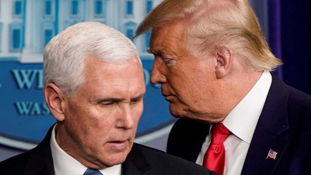 Mike Pence y Donald Trump.