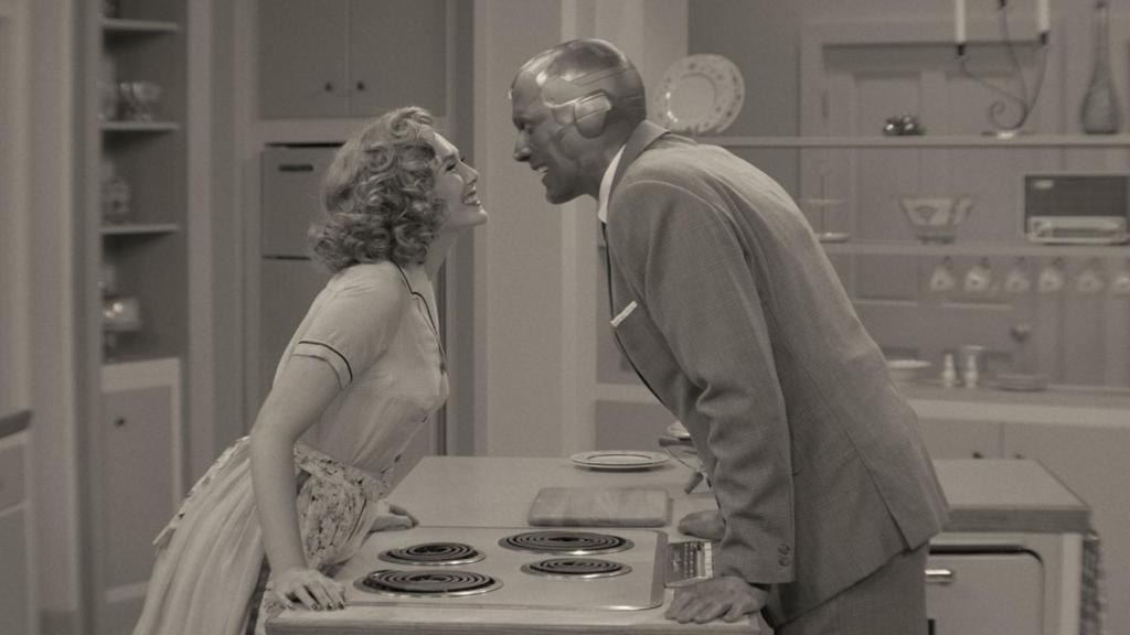 Imagen del primer episodio de 'Bruja Escarlata y Visión'.