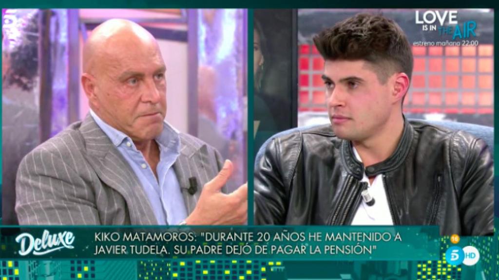 Javier Tudela le reprochó a Kiko la mala relación con sus hijos y sus problemas con Hacienda.