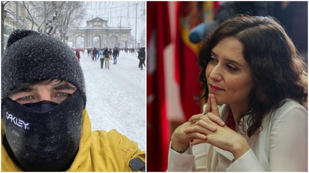 La pasión de Jairo, el novio de Díaz Ayuso, por el snowboard: deseaba el invierno y nevó en Madrid