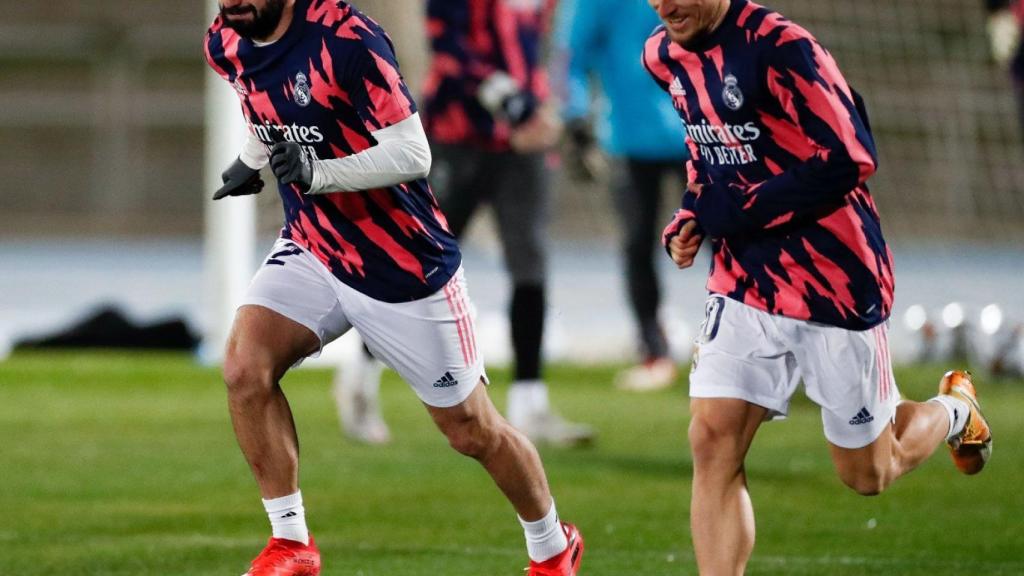 Isco y Modric, en las series de sprint