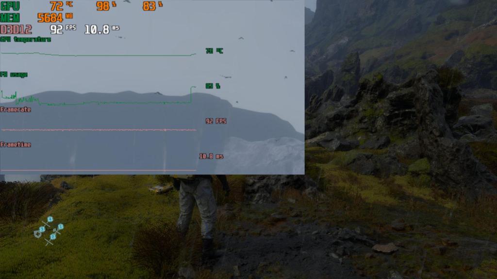 Death Stranding en la RX 6800 XT