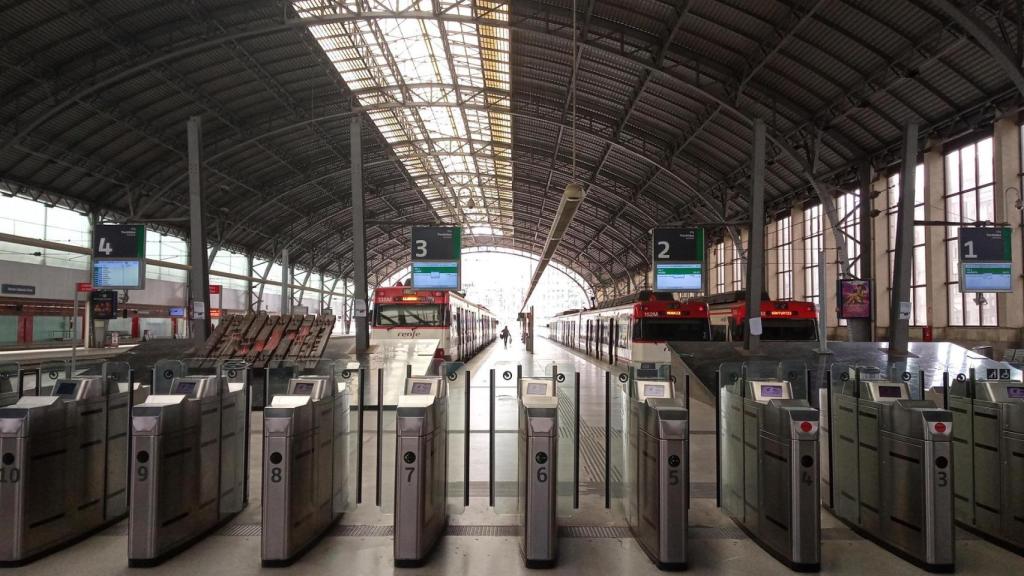 Estación de tren de Bilbao.