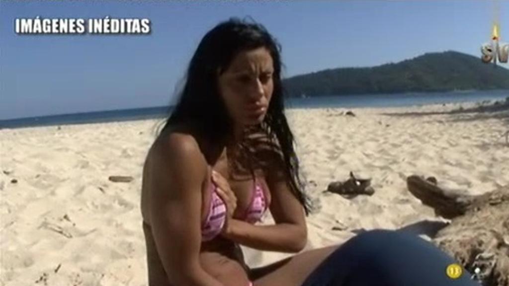 Tatiana Delgado sufrió un problema con su pecho en su primera semana en 'Supervivientes'.