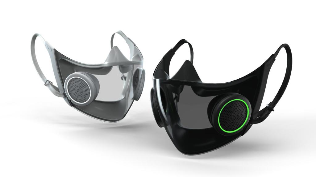 Razer ha presentado unas mascarillas con luces.