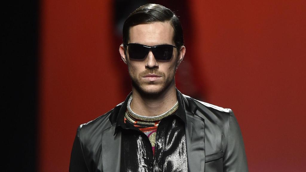 Beltrán Lozano en la Madrid Fashion Week de 2017.