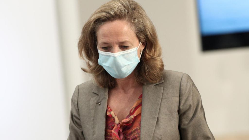 La vicepresidenta económica del Gobierno, Nadia Calviño.