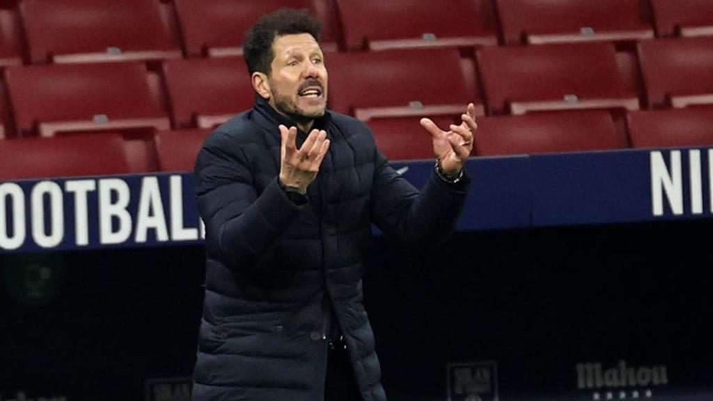 El 'Cholo' Simeone, en la banda del Wanda Metropolitano