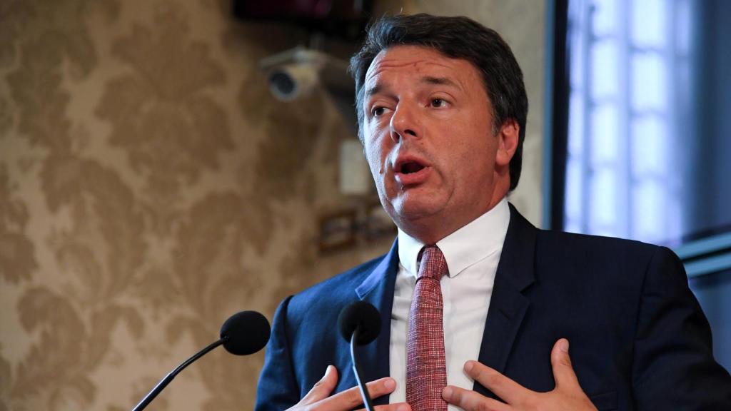 Imagen de archivo del líder de Italia Viva, Matteo Renzi.