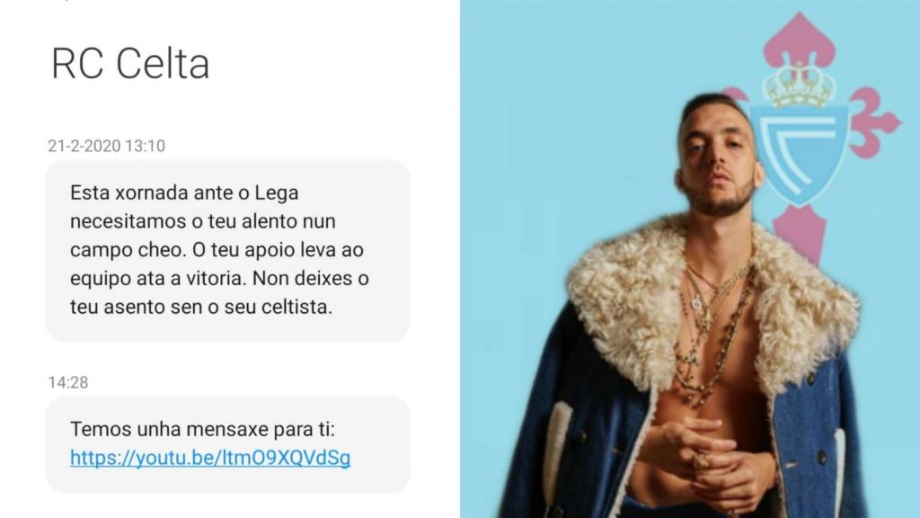 El SMS enviado por el club a los ex-abonados enlazaba con la canción de C Tangana Tú me dejaste de querer