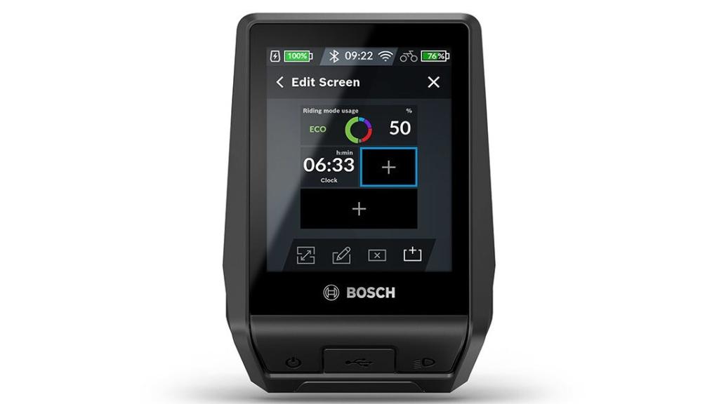 Pantalla principal del ordenador de a bordo para bicicletas