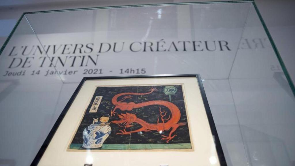 La portada de Tintín que rompe el récord.