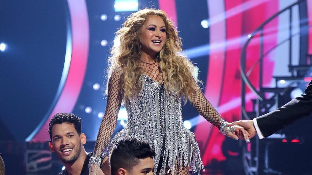 Paulina Rubio, durante un programa en Miami en 2020, uno de los pocos eventos que tuvo en el año.