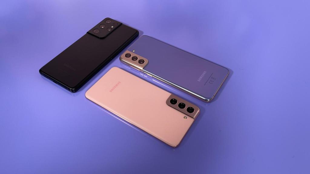 Los Samsung Galaxy S21.
