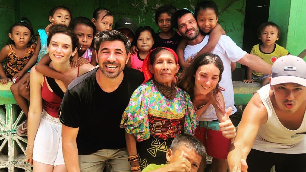 Isabel Díaz Ayuso y Jairo Alonso en Panamá.