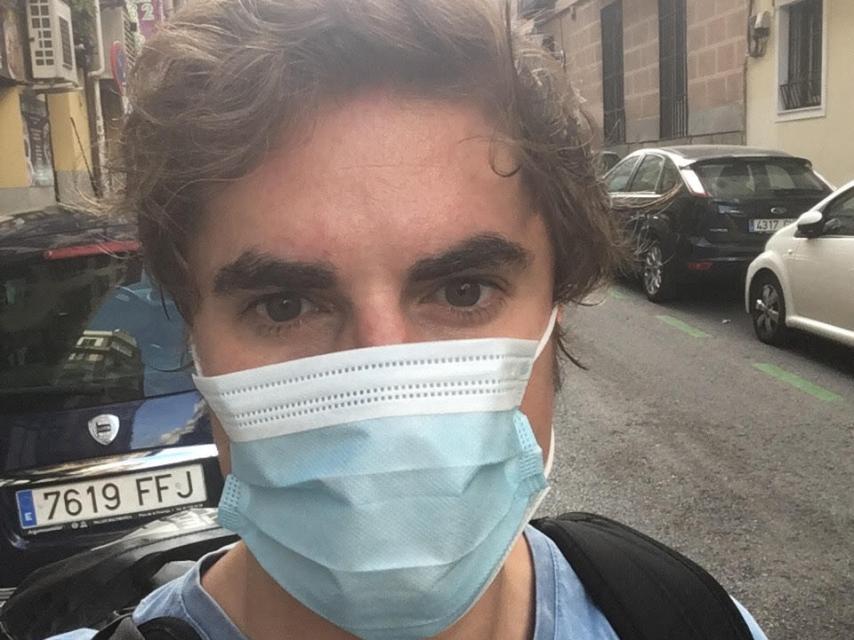 Jaime, saliendo de Madrid.