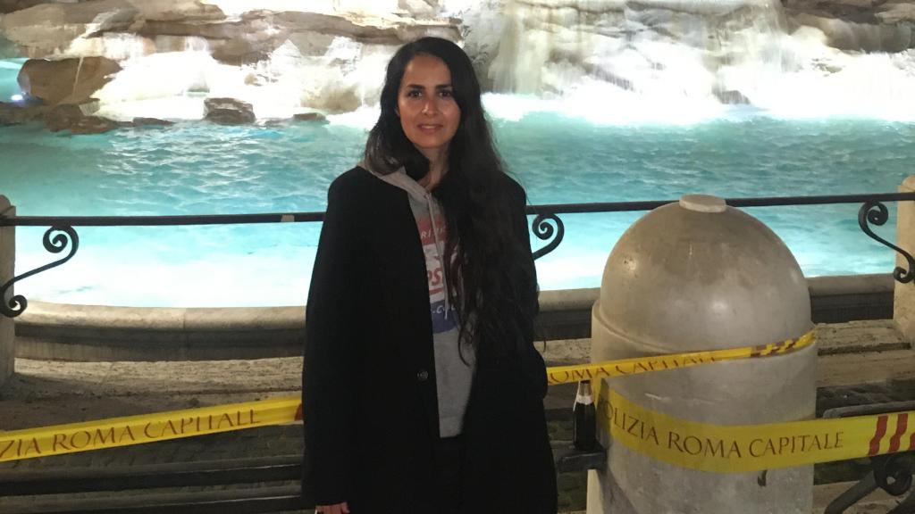 Katherina, en Italia.