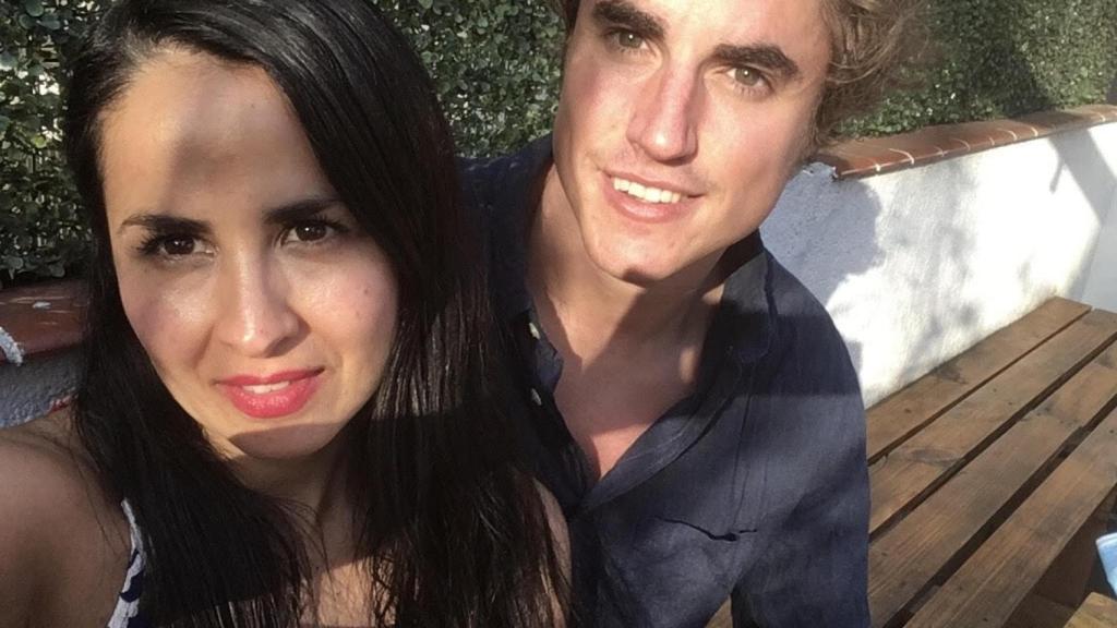 Khaterina y Jaime, en Brasil.