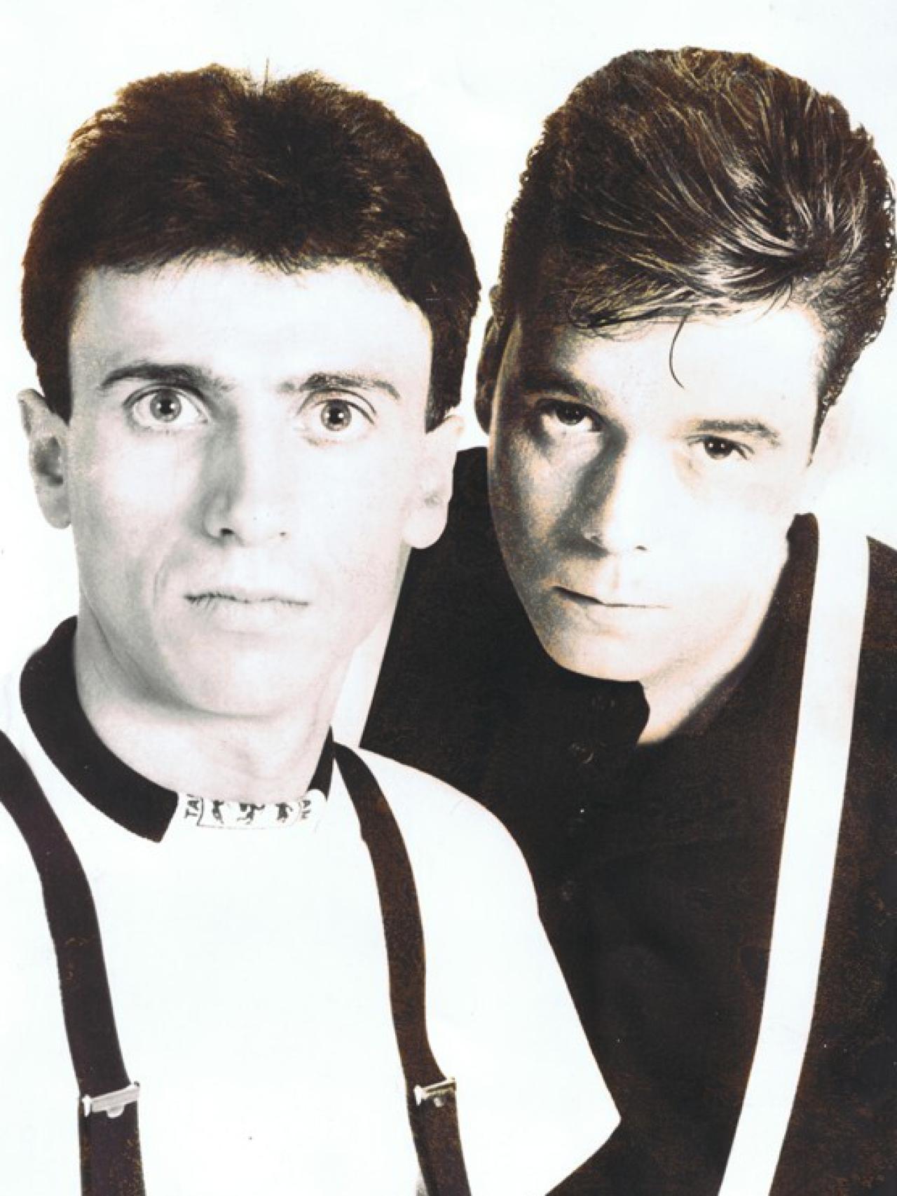 José Mota y Juan Muñoz, en una de sus primeras fotos juntos.