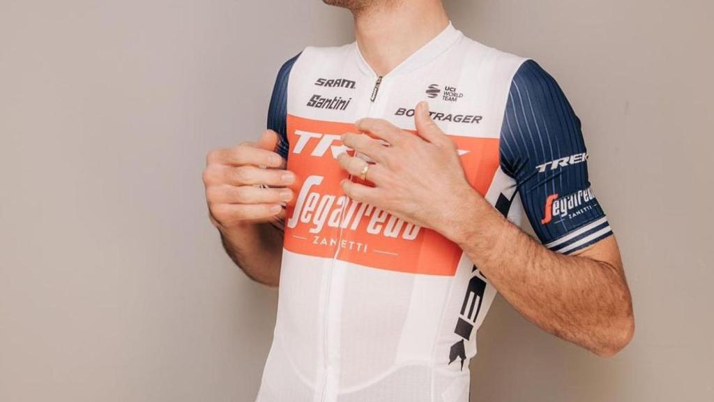 Vincenzo Nibali, con el maillot del Trek-Segafredo