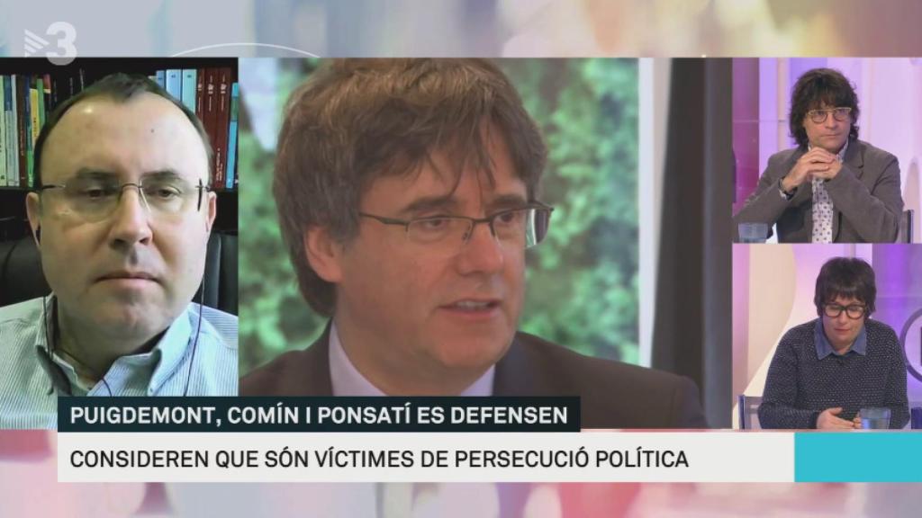 Captura de pantalla del programa de este viernes de 'Els matins'.