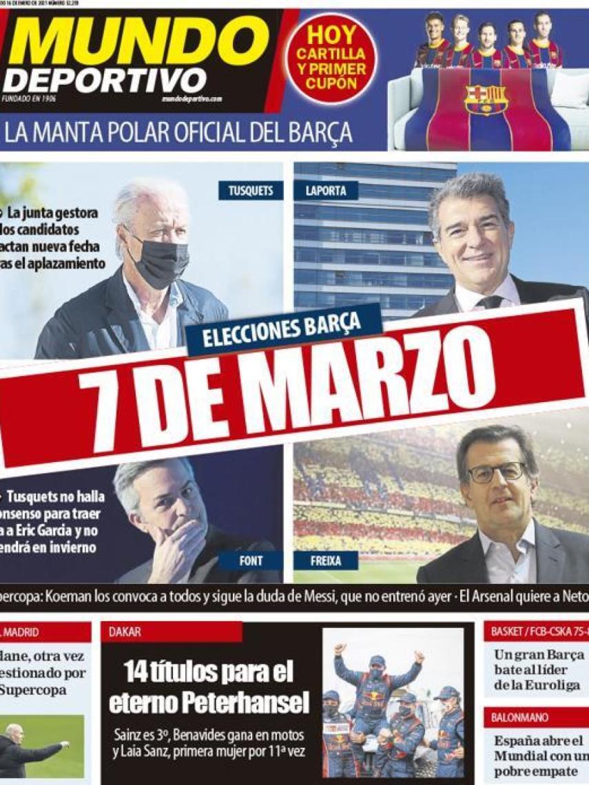 Portada Mundo Deportivo