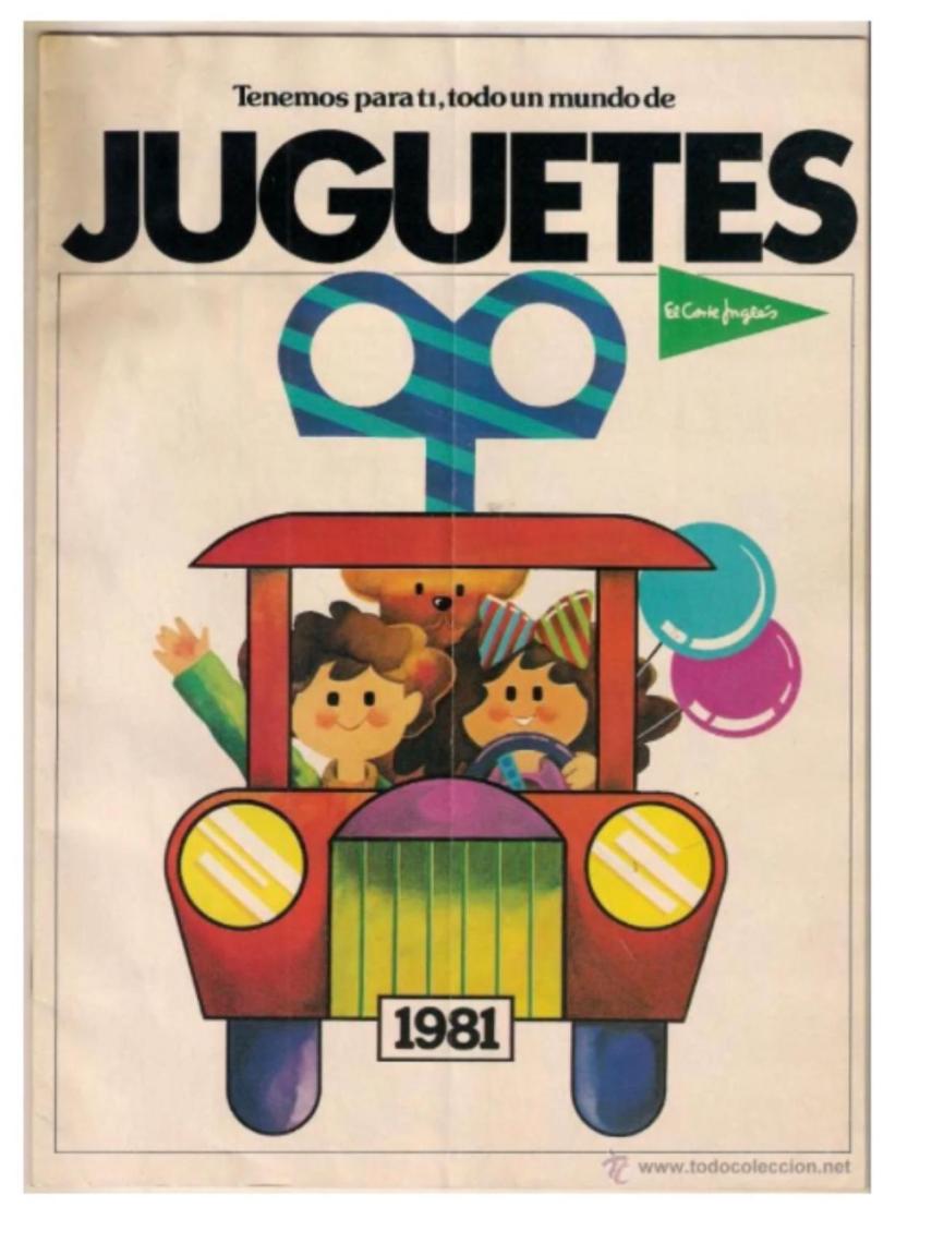 Los catálogos de Juguetes de El Corte Inglés, a precio de oro en Ebay.