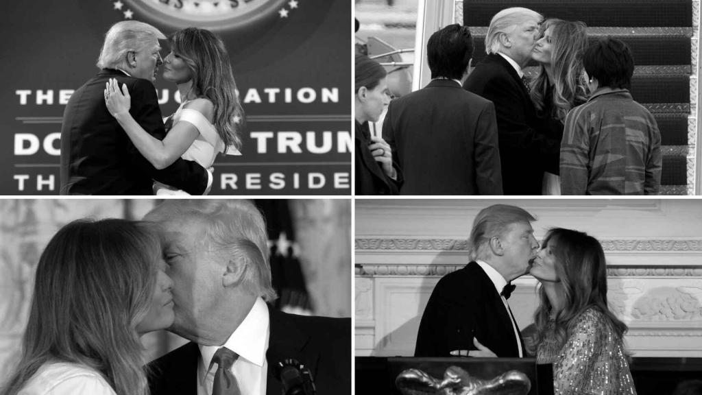 Desde el 20 de enero del 2017 cuando Trump tomó posesión de su cargo hasta junio de 2018, las caricias mutuas en público eran habituales.