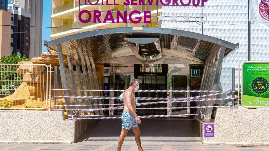 En la actualidad sólo hay 11 hoteles abiertos en Benidorm.