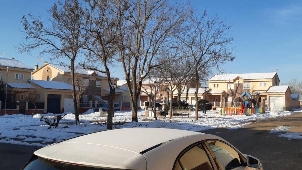 Urbanización afectada en Rielves