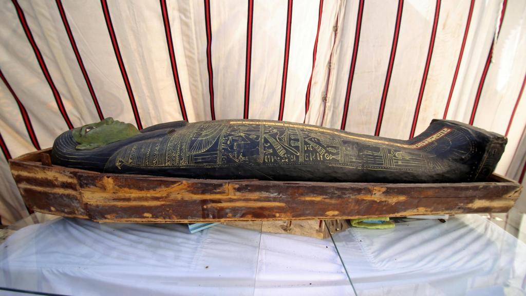 Otro de los sarcófagos descubiertos.