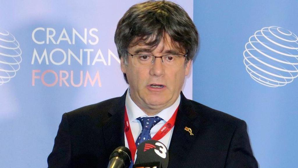 El expresidente de la Generalitat de Cataluña Carles Puigdemont