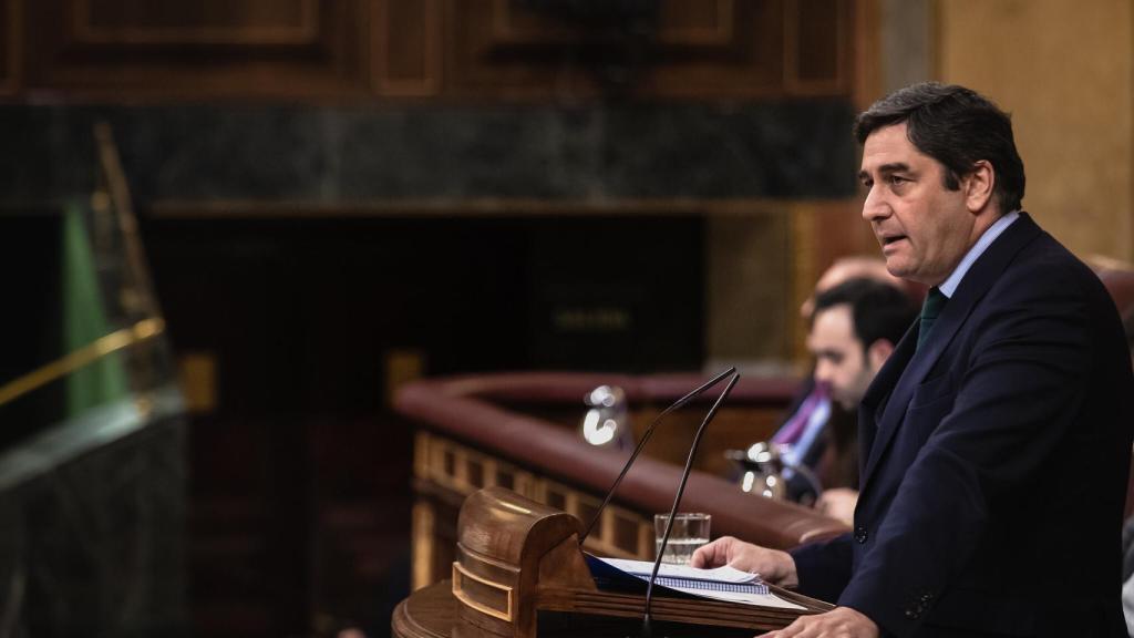 José Ignacio Echániz, diputado del PP por Guadalajara, interviene en el Congreso.
