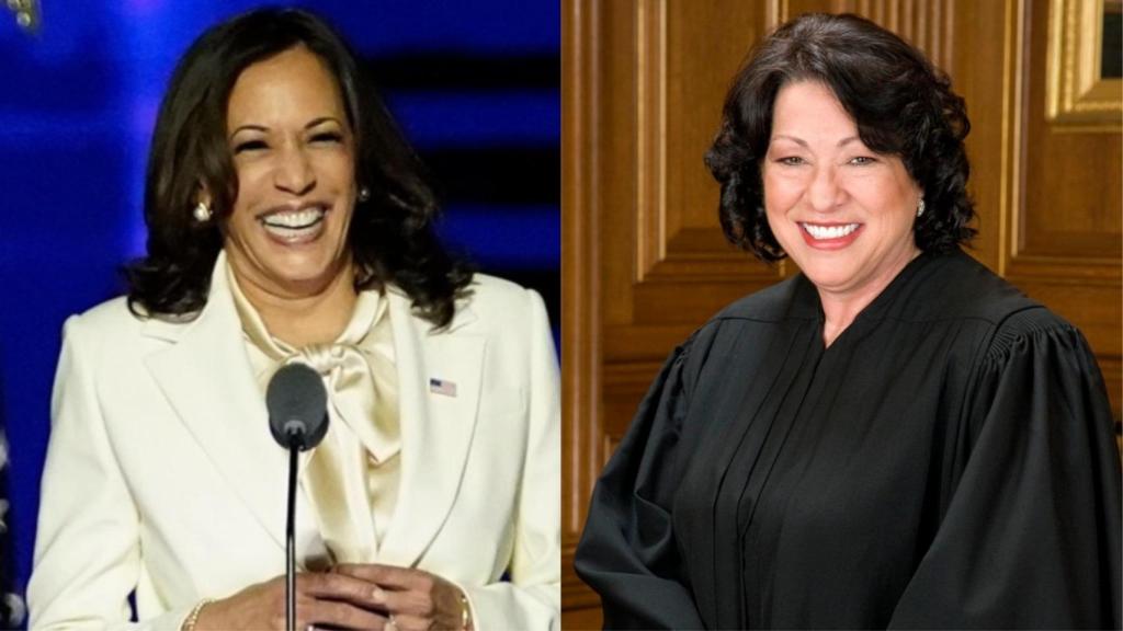 Kamala Harris y Sonia Sotomayor.