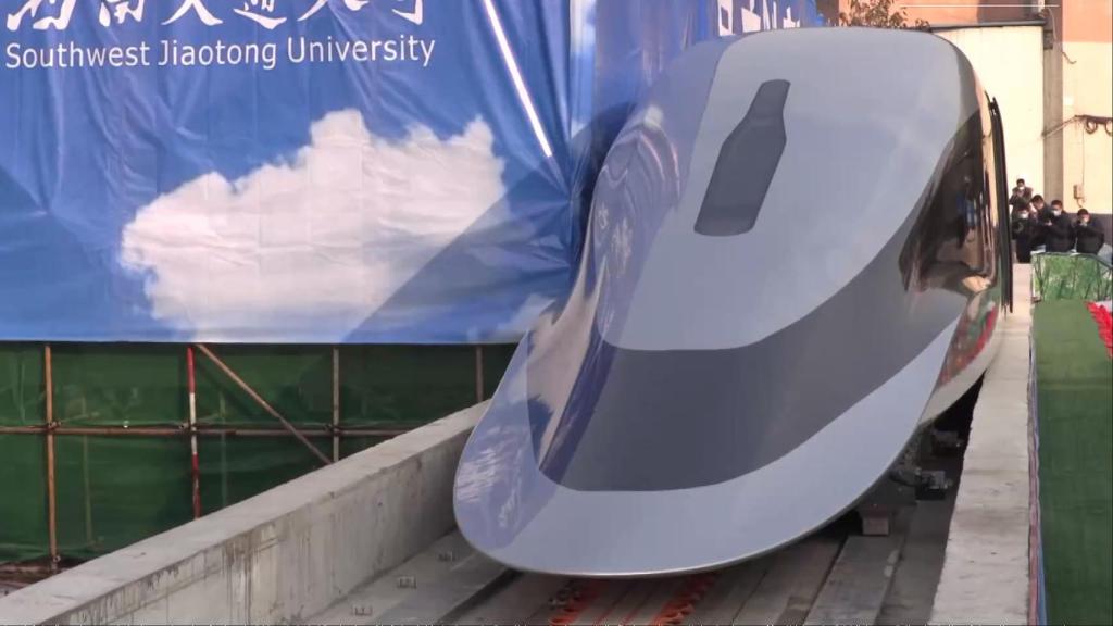 Tren prototipo maglev.