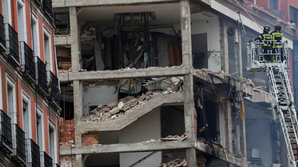 Así han quedado las plantas superiores del edificio.