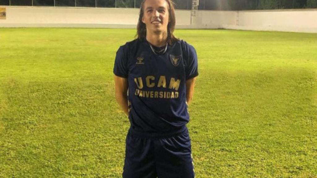 Pedro Benito con el UCAM Murcia